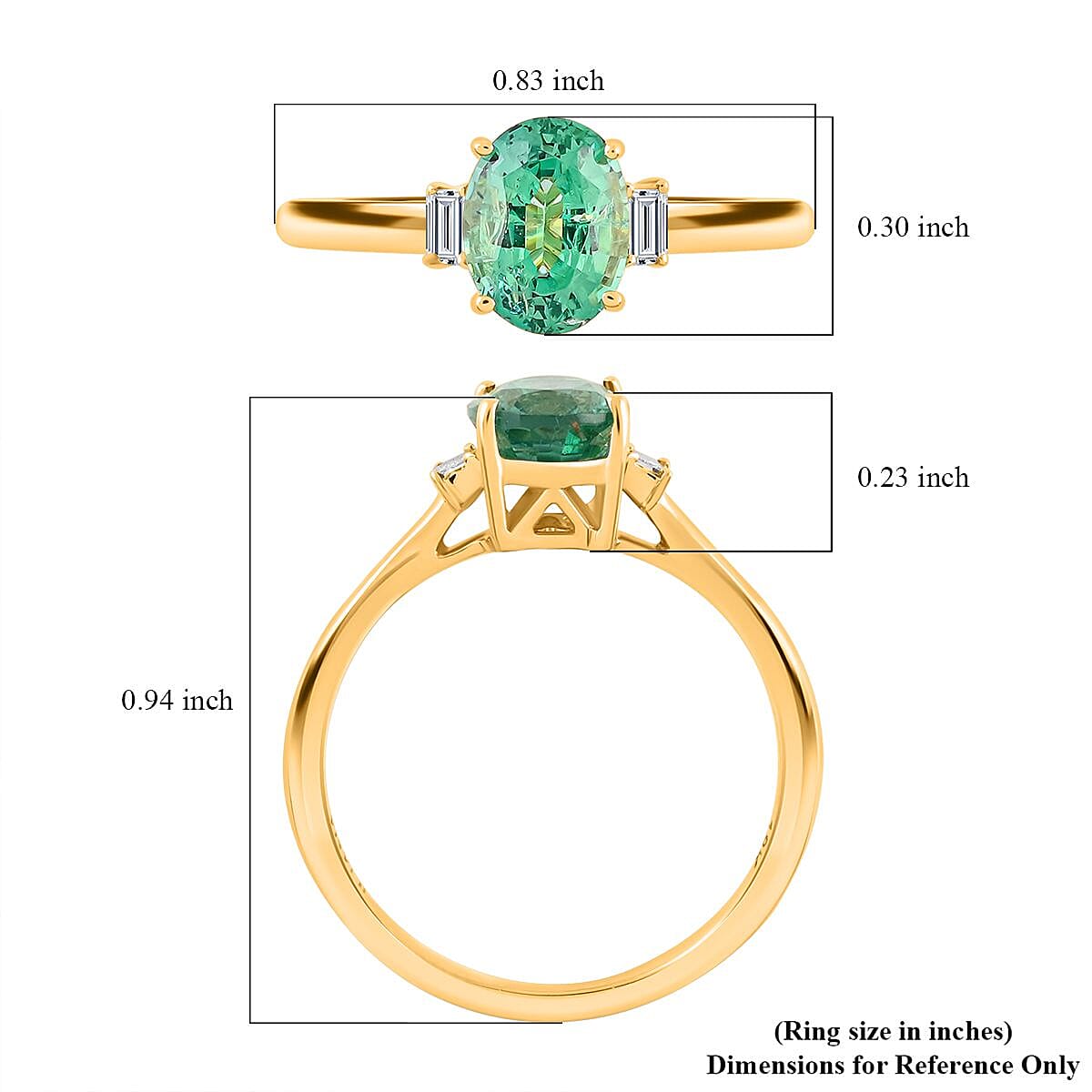 Certified and Appraised Iliana 18K Yellow Gold AAA Kagem Zambian Emerald and G-H SI Diamond Ring (Size 8.0) 1.25 ctw