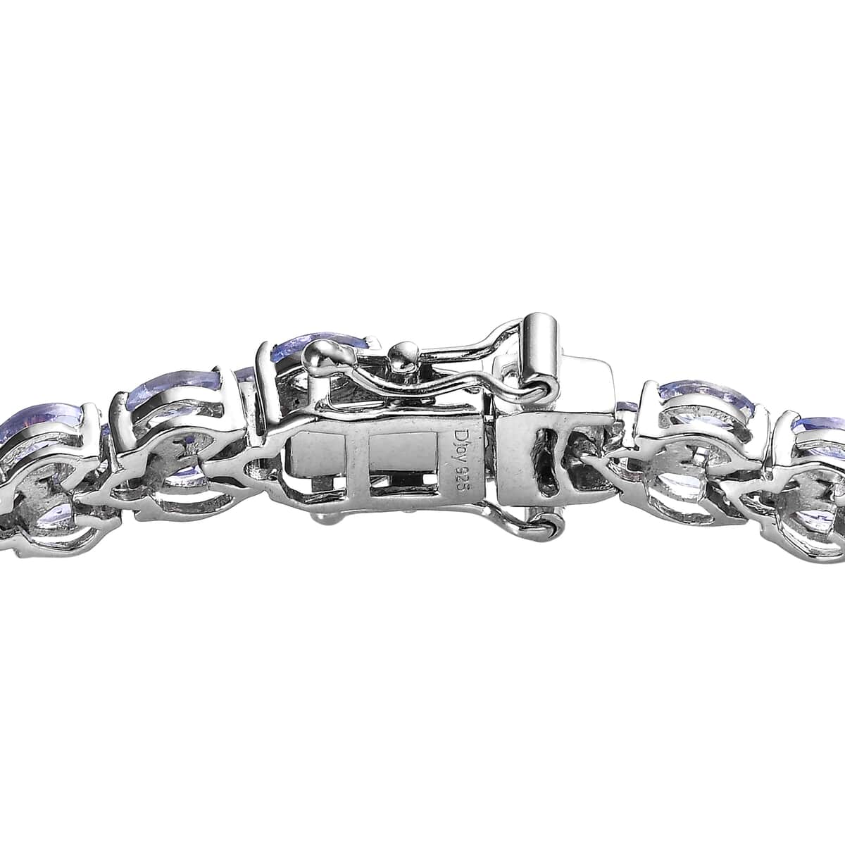 Tanzanite Bracelet in Platinum Over Sterling Silver (8.00 In) 8.40 ctw image number 3