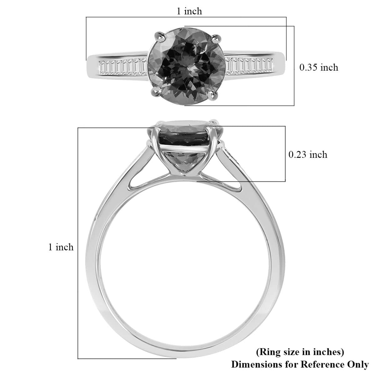 Certified & Appraised Rhapsody 950 Platinum AAAA Tanzanite and E-F VS Diamond Ring (Size 6.0) 5.25 Grams 3.25 ctw image number 4