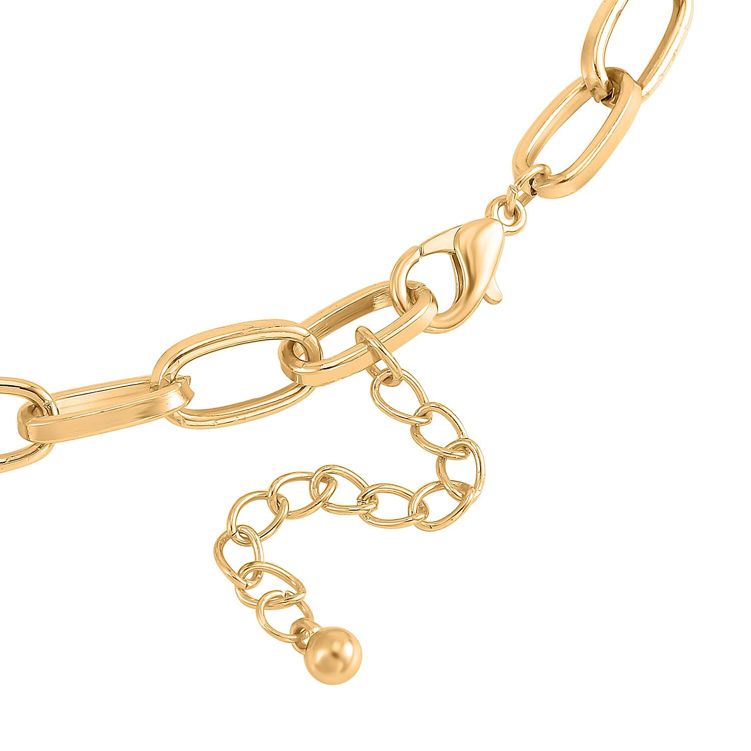 White Keshi Pearl Necklace 20-22 Inches in Goldtone