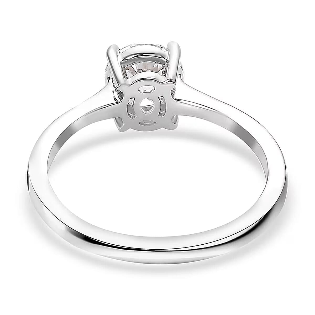 Rhapsody 950 Platinum Luxuriant Lab Grown Diamond (E-F, VS) Solitaire Ring 1.00 ctw (Del. in 15-20 Days) image number 7
