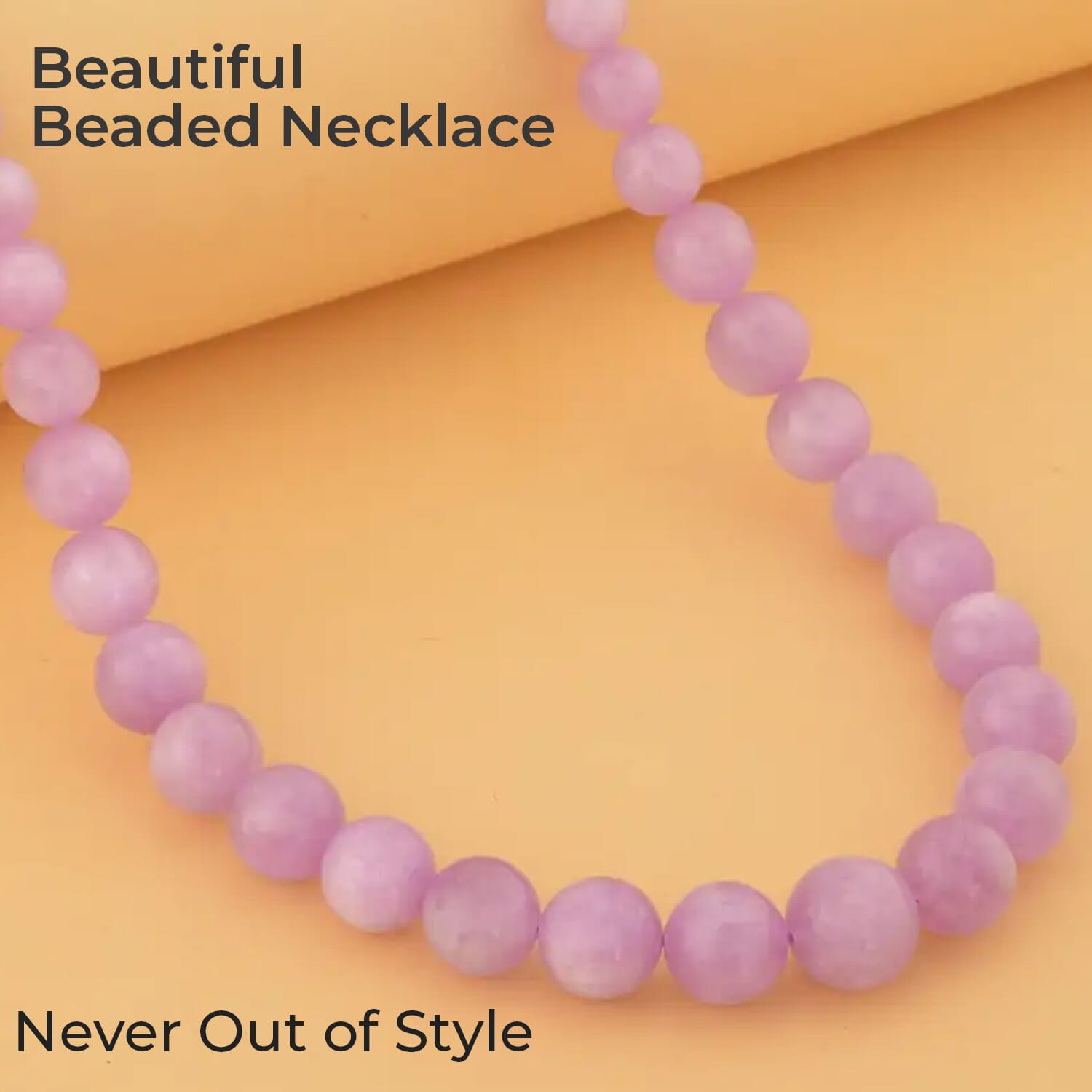 Buy AAA Kunzite 415.00 ctw 7-14mm Beaded Necklace, 14K