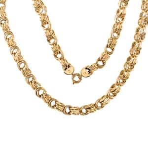 14K Yellow Gold Link Chain Necklace 28 Inches 105.1 Grams