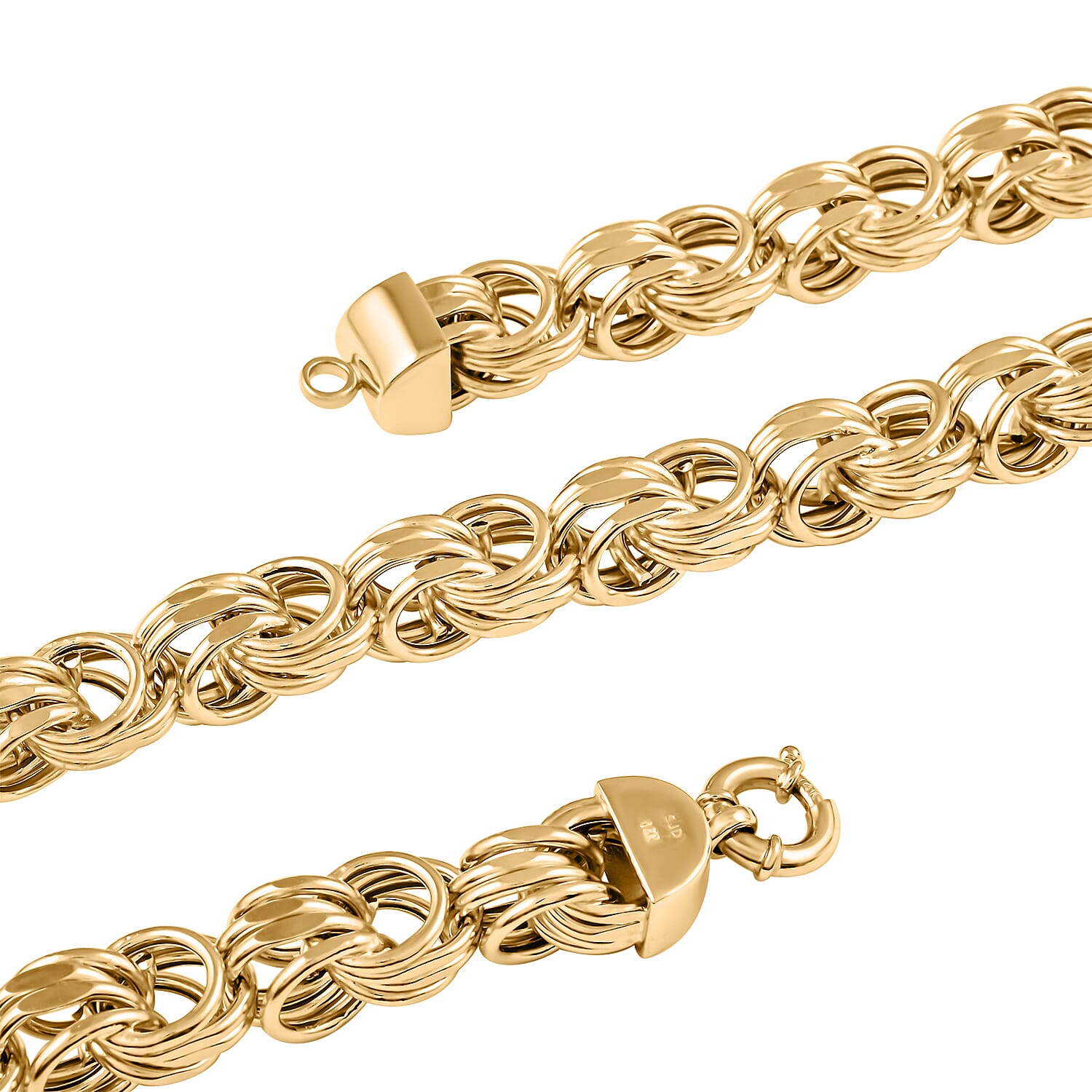 14K Yellow Gold Link Chain Necklace 28 Inches 105.1 Grams