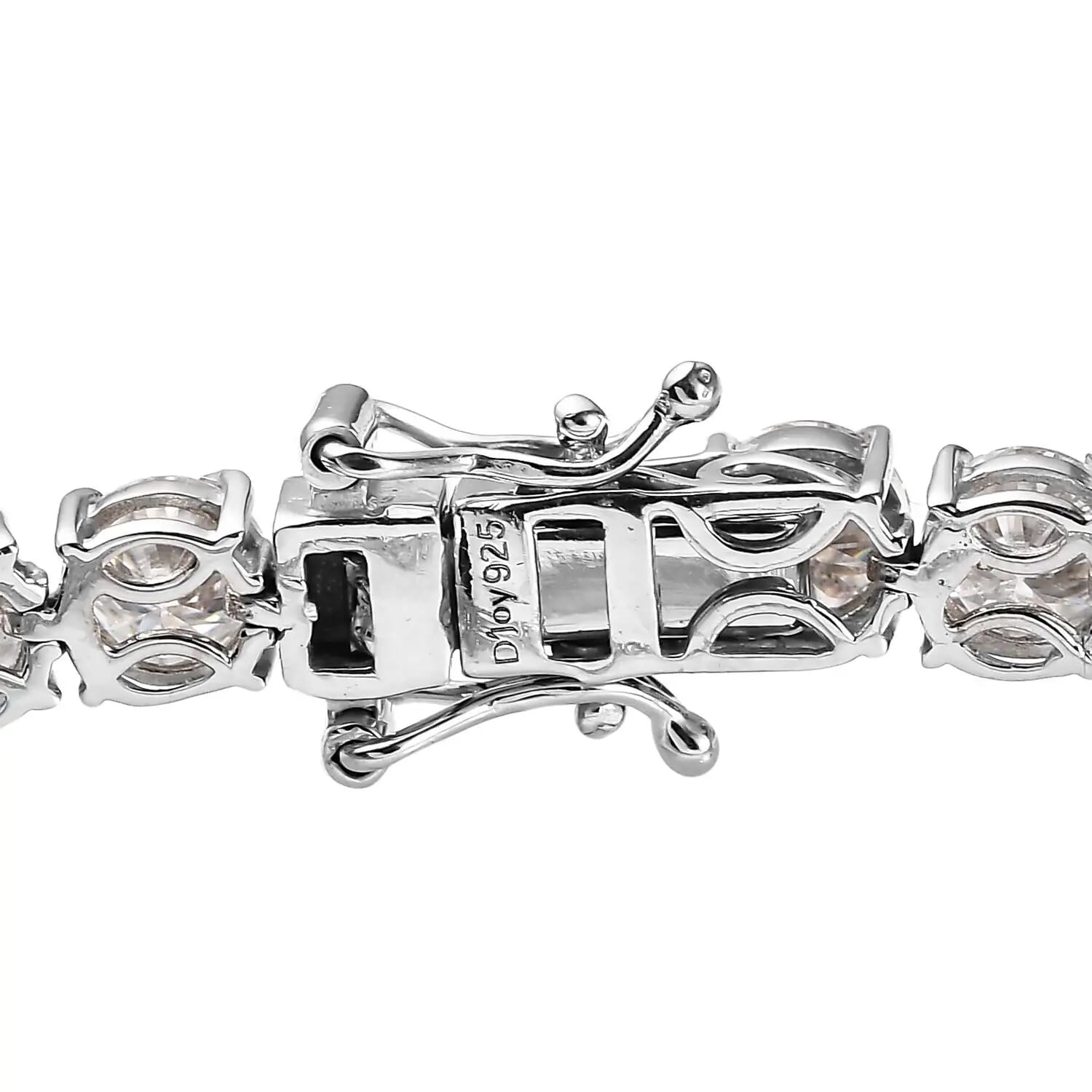 Buy Moissanite Tennis Bracelet, Moissanite Bracelet, Platinum Over