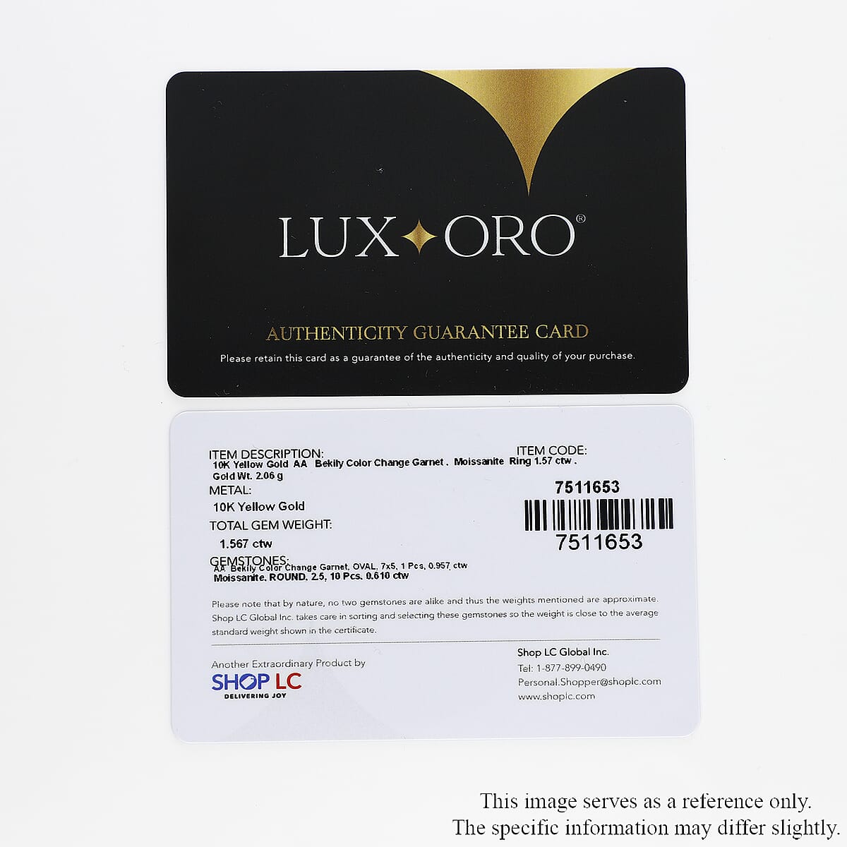 Luxoro 10K Yellow Gold Premium Bekily Color Change Garnet and Moissanite Sunburst Ring 1.60 ctw image number 6