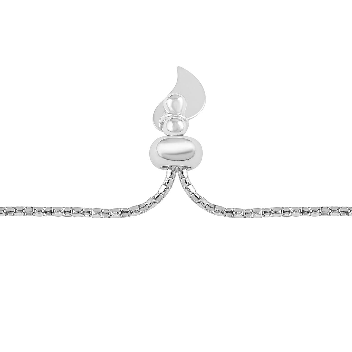 Mayan Green Amber Lariat Sliders Bracelet in Sterling Silver (Adjustable) image number 3