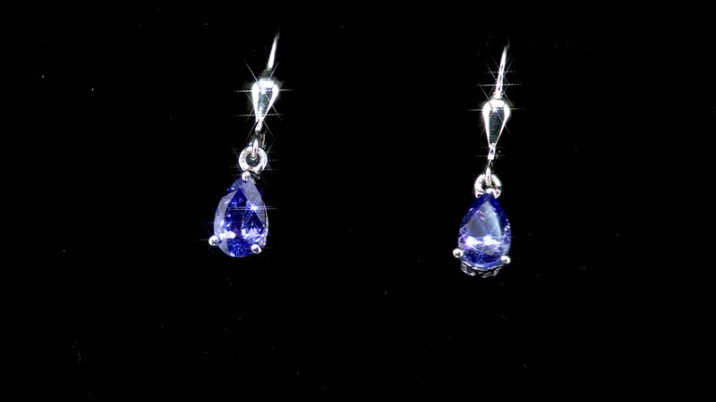 Premium Tanzanite Lever Back Earrings in Platinum Over Sterling Silver 1.75 ctw