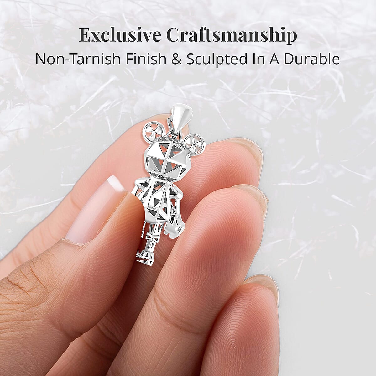 Electroform 25mm Pendant in 950 Platinum 10.25 Grams image number 3