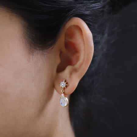Silver 1 Celestial Drop Earrings
