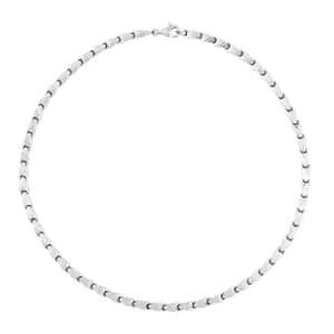 Rhapsody 950 Platinum 6.60mm Link Chain Necklace with 14mm Lobster Lock 20 Inches 57.10 Grams