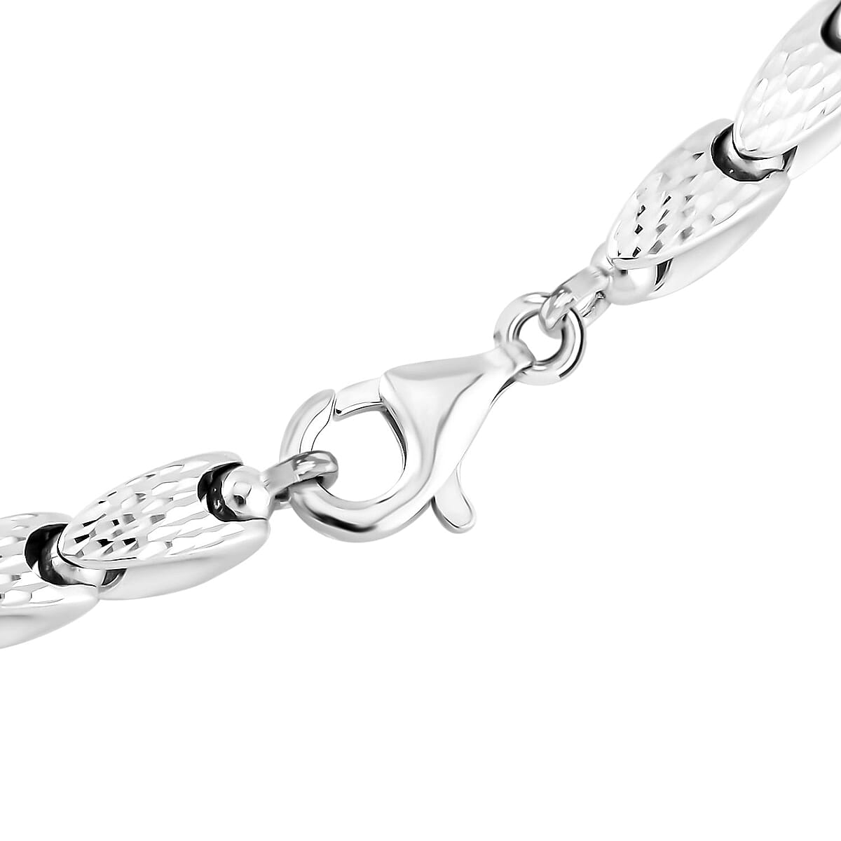 950 Platinum 6.60mm Link Chain Necklace with 14mm Lobster Lock 20 Inches 57.10 Grams image number 2