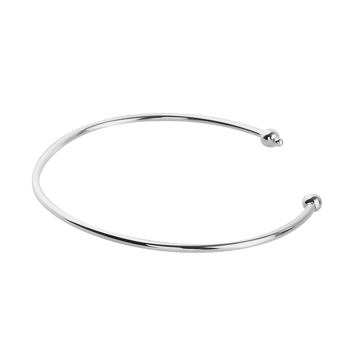 Sterling Silver Cuff Bracelet (7.25 in) 2.50 Grams image number 3