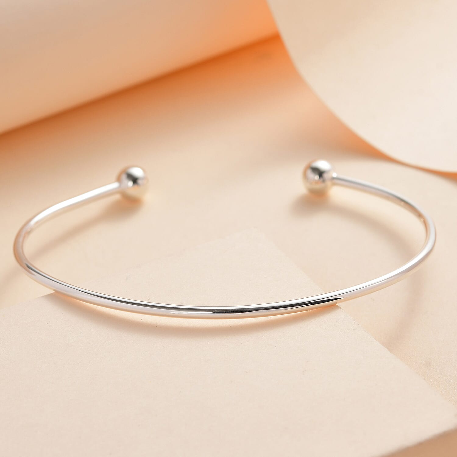 Sterling Silver Cuff Bracelet (7.25 in) 3.15 Grams