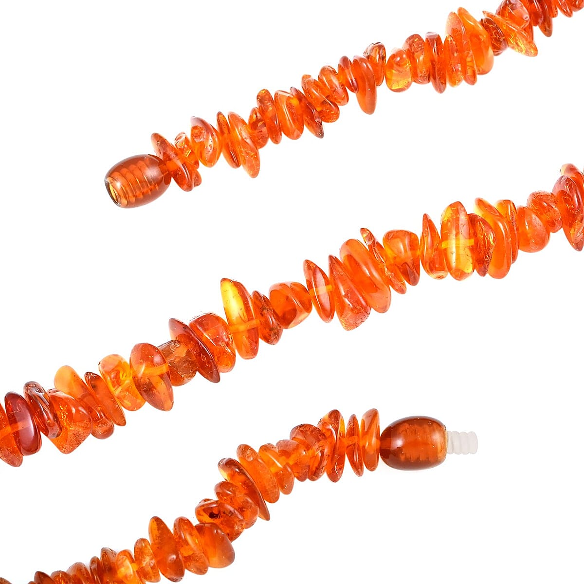 Baltic Amber Chips Necklace (58 Inches) image number 2