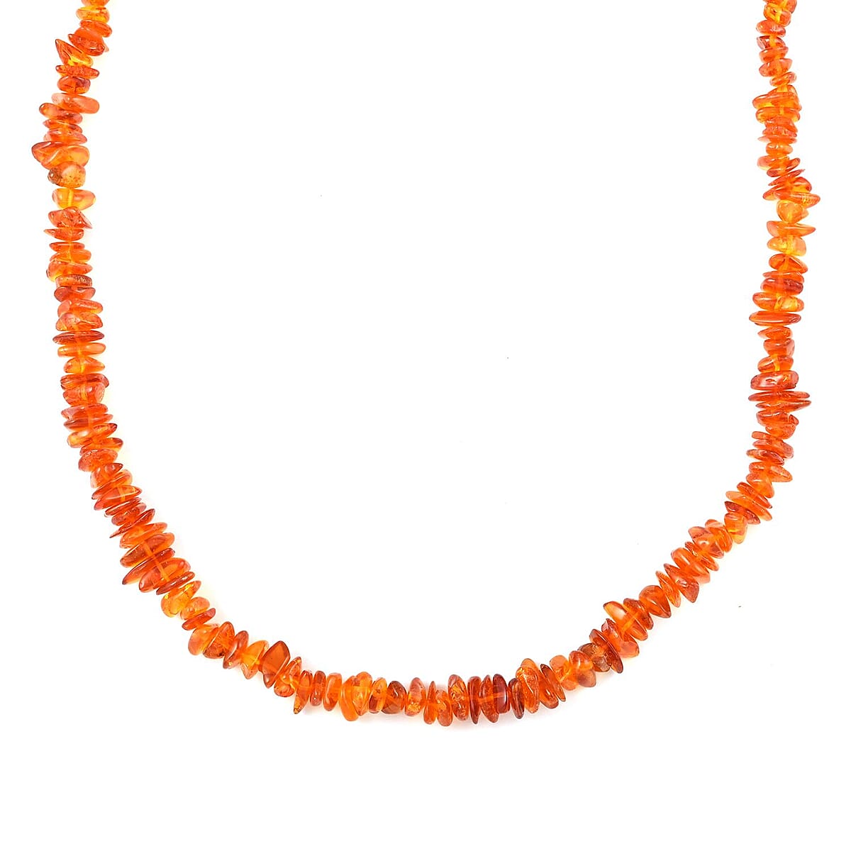 Baltic Amber Chips Necklace (58 Inches) image number 3