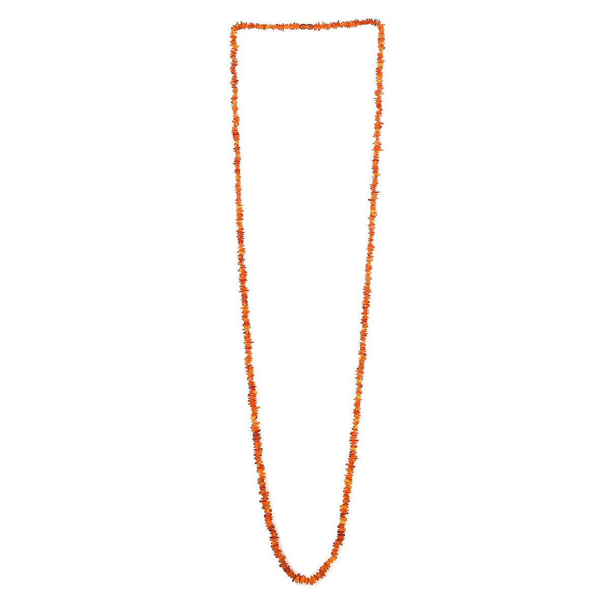 Baltic Amber Chips Necklace (58 Inches) image number 4