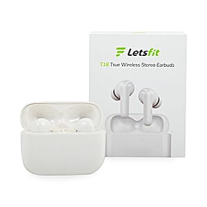 Letsfit T18 Wireless Stereo Earbuds with Charging Case