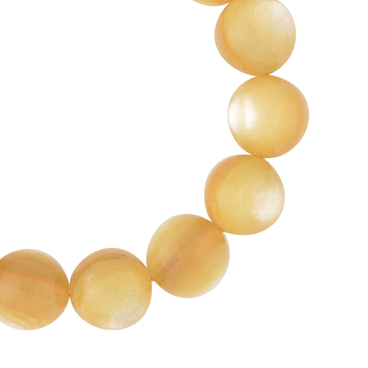 Brazilian Golden Lepidolite Beaded Stretch Bracelet 315.00 ctw image number 3