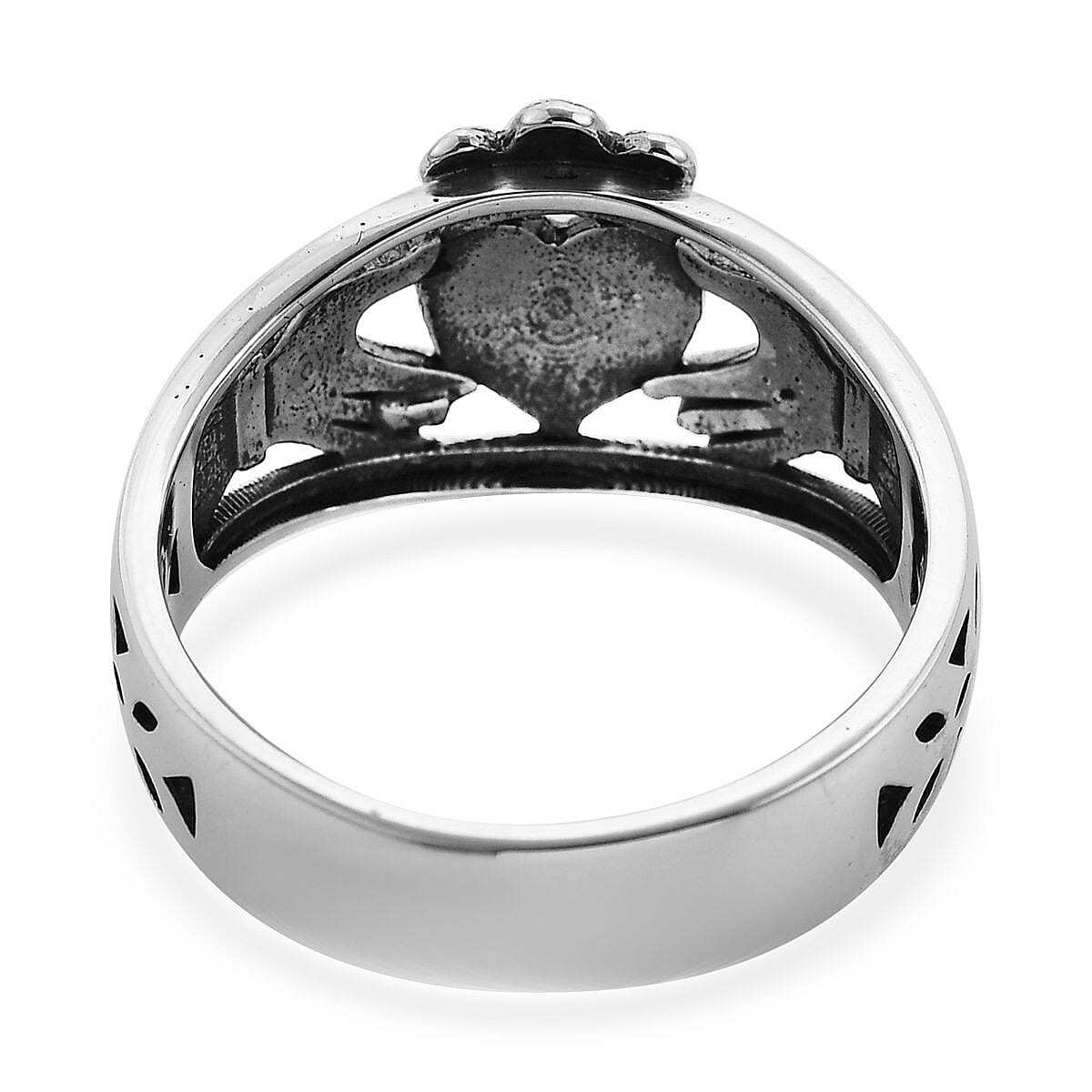 Buy Bali Legacy Sterling Silver Claddagh Ring (Size 9.0) 6 Grams at ShopLC.