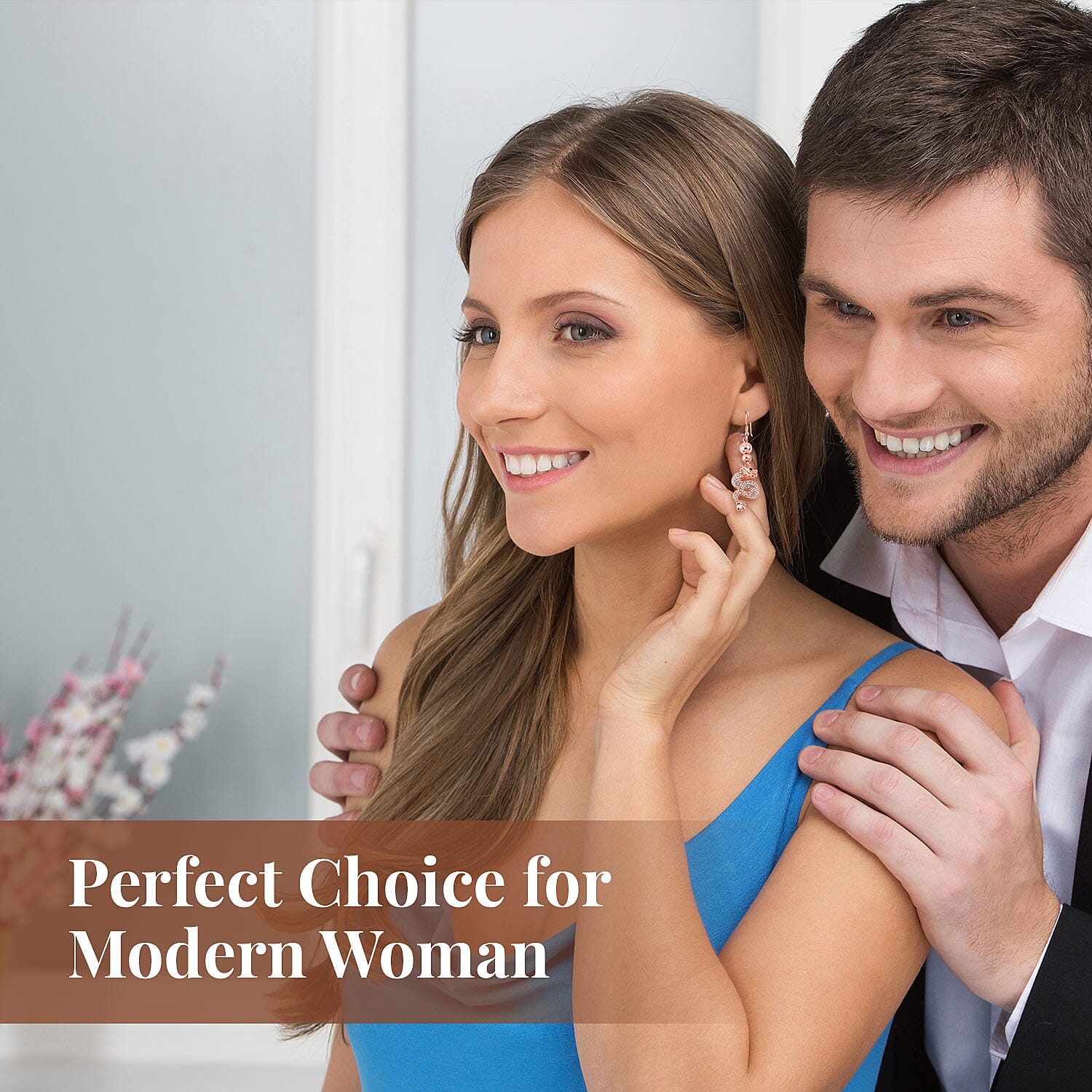 White and Black Austrian Crystal Dragon Earrings in Silvertone