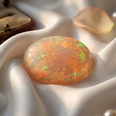 Certified & Appraised AAAA Ethiopian Welo Opal (Oval Free Size) 43.00 ctw
