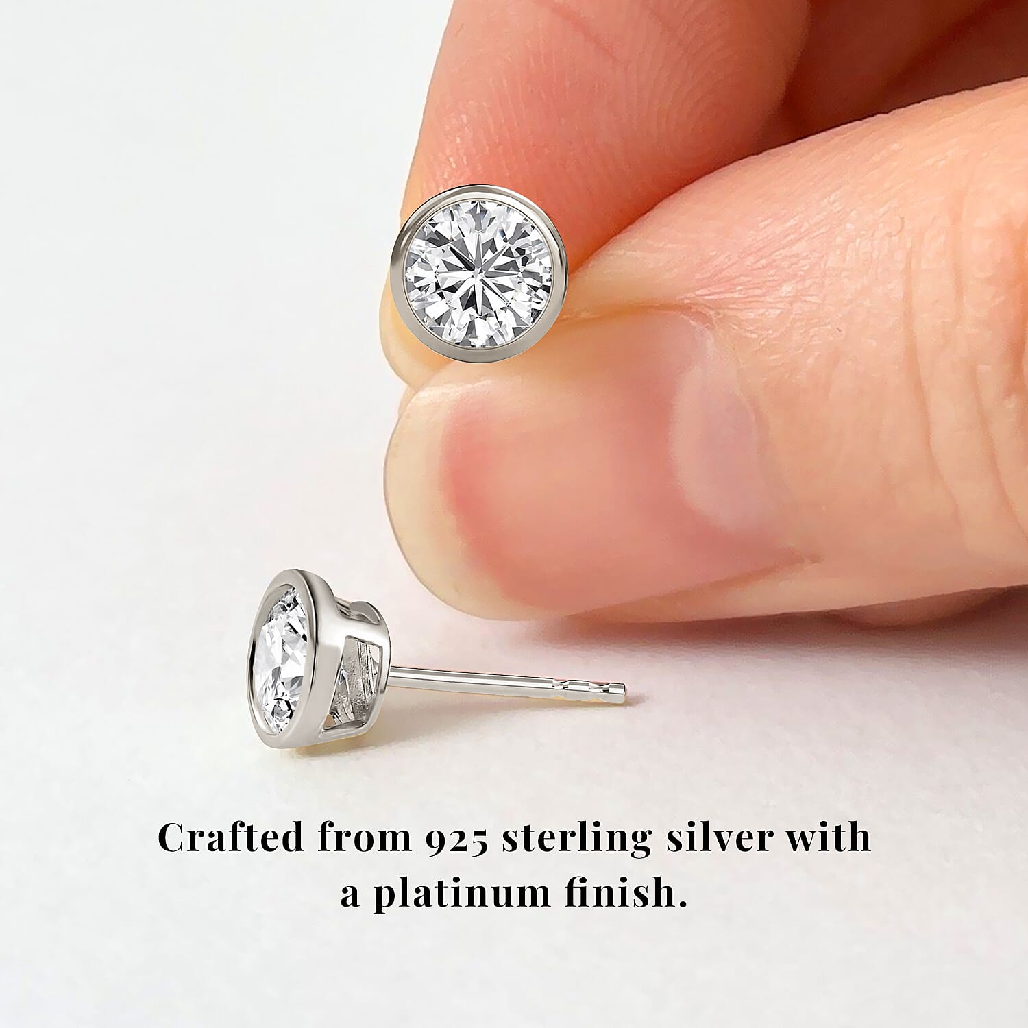 Platinum Over Sterling Silver - Product card gallery slide 3 (10144863748379)