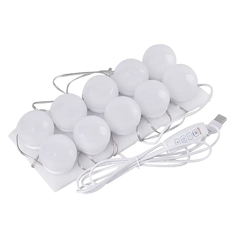 Vanity Mirror White Lights -USB Charging