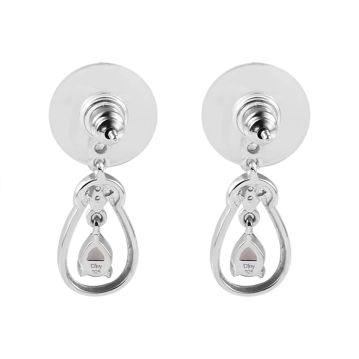 Bekily Color Change Garnet and Multi Gemstone Dangling Earrings in Platinum Over Sterling Silver 1.00 ctw image number 3