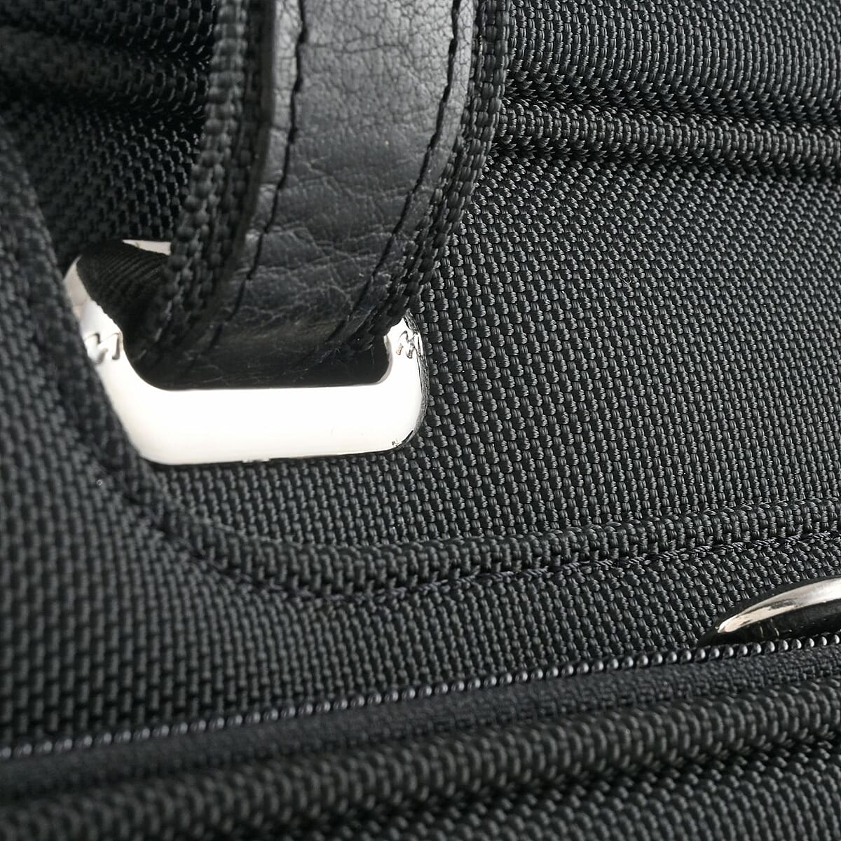 Chicago Closeouts McKlein Black Nylon Briefcase with Laptop Sleeve image number 7