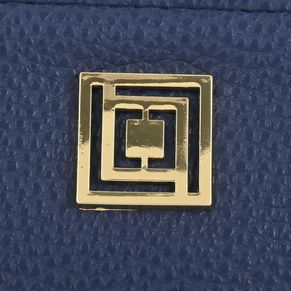 Liz Claiborne Navy Faux Leather RFID Protected Wristlet Wallet with Power Bank (9"x5.5") image number 7