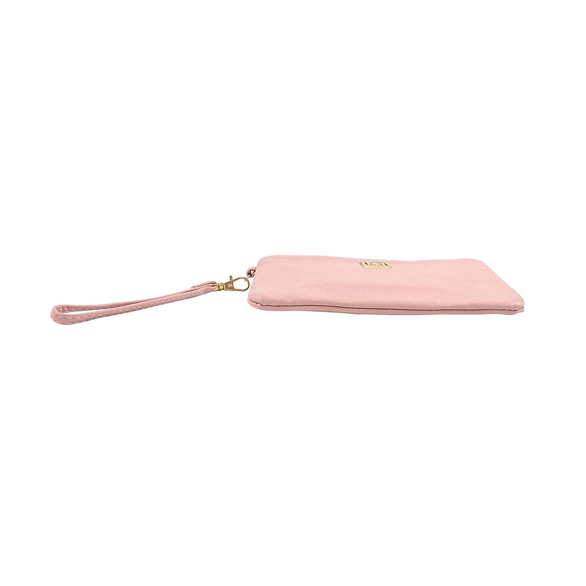 Chicago Closeout Liz Claiborne Pink Faux Leather RFID Protected Wristlet Wallet with Power Bank image number 4
