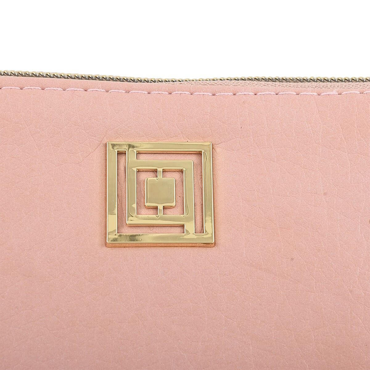 Chicago Closeout Liz Claiborne Pink Faux Leather RFID Protected Wristlet Wallet with Power Bank image number 7