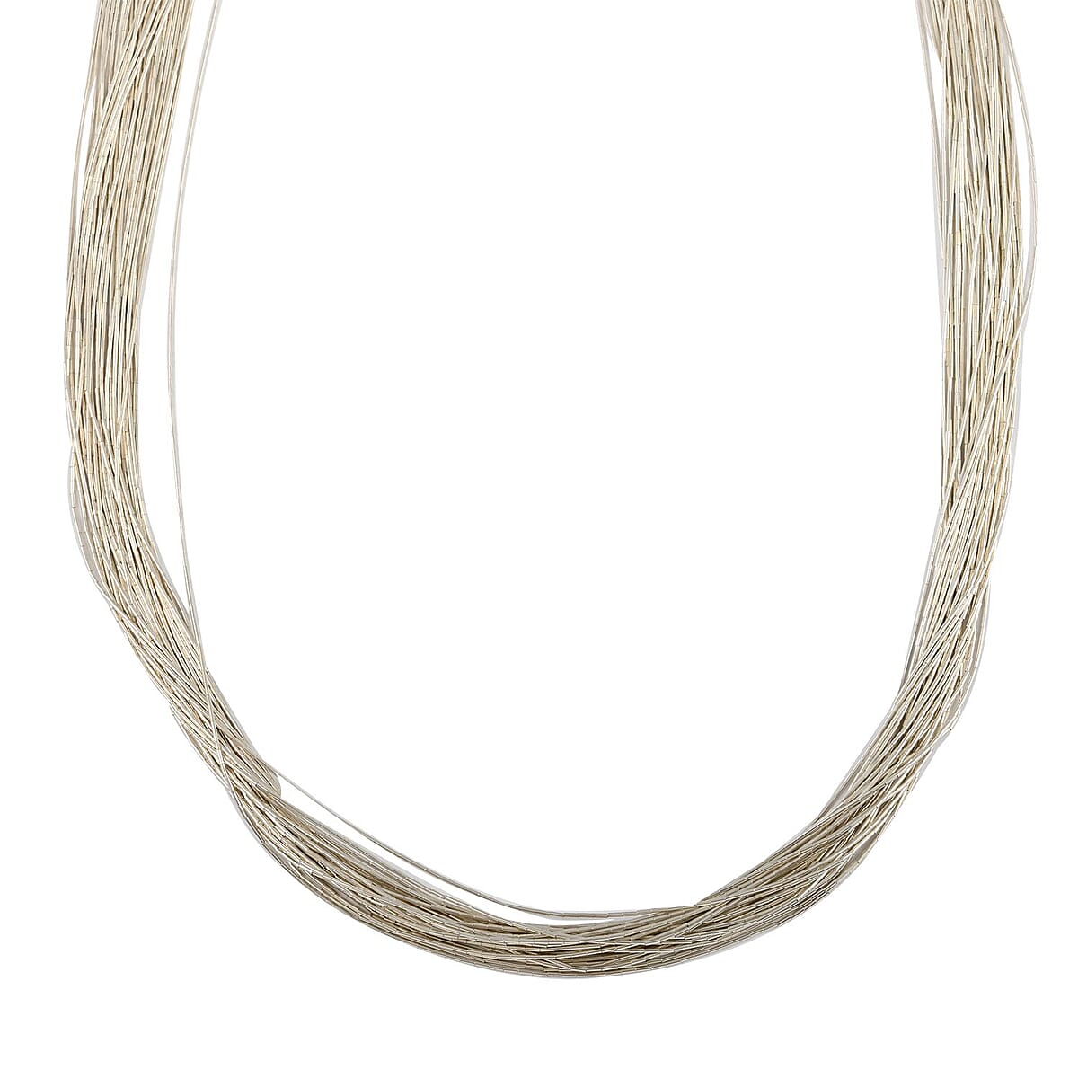 Santa Fe Style Sterling Silver Multi Strand Necklace 28 Inches 41.2 Grams image number 2