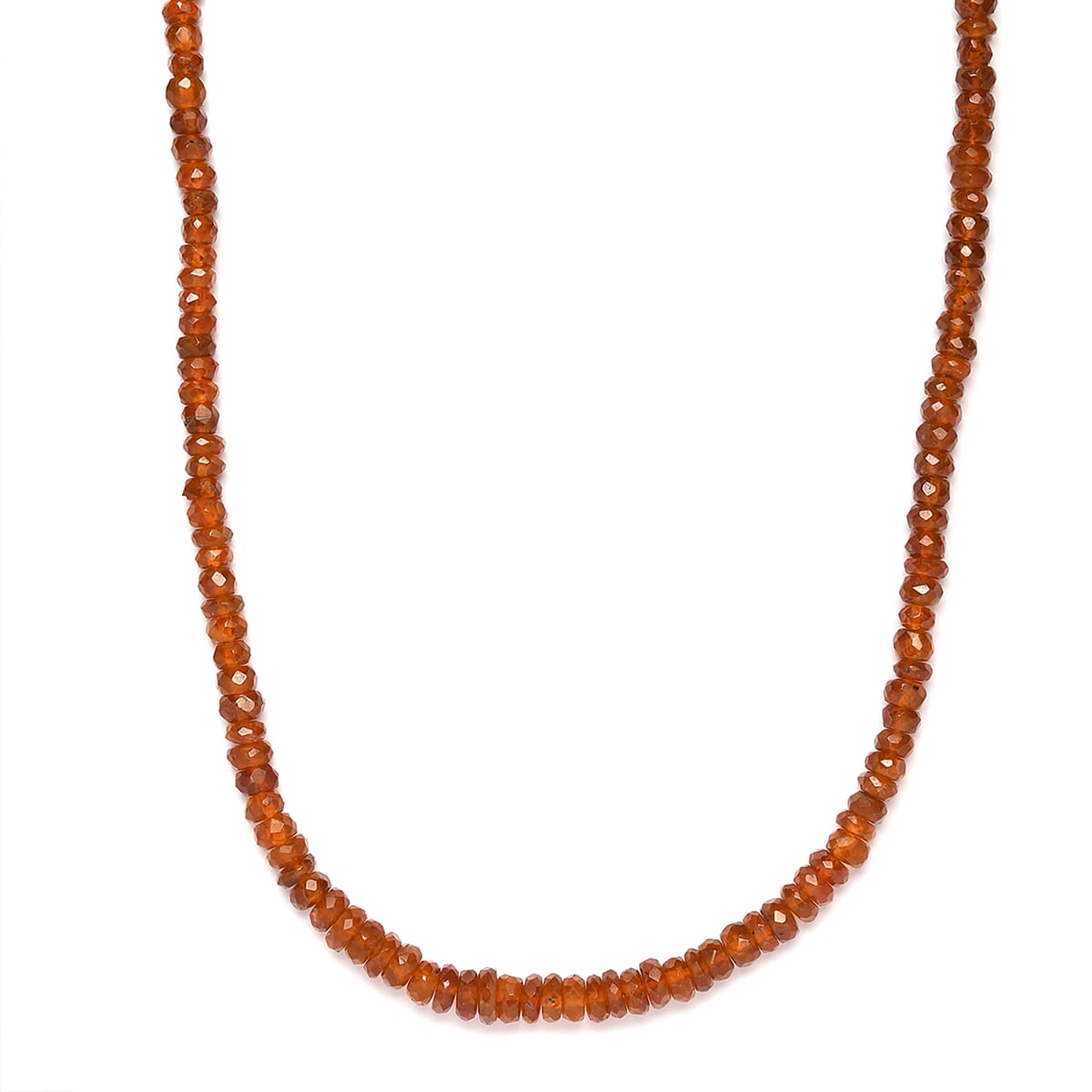 Tangerine Kyanite Beaded Necklace 20 Inches in 14K Yellow Gold Over Sterling Silver 85.00 ctw image number 0