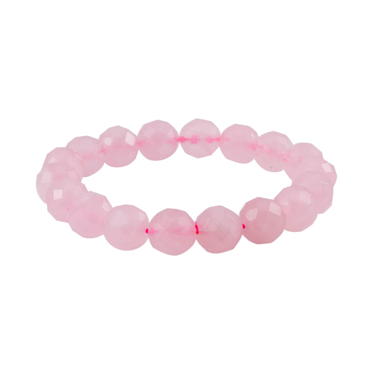 Galilea Rose Quartz Beaded Stretch Bracelet 183.00 ctw image number 2