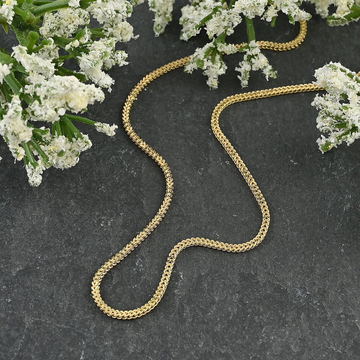 10K Yellow Gold 1.5mm Franco Chain Necklace 18 Inches 2.3 Grams image number 1