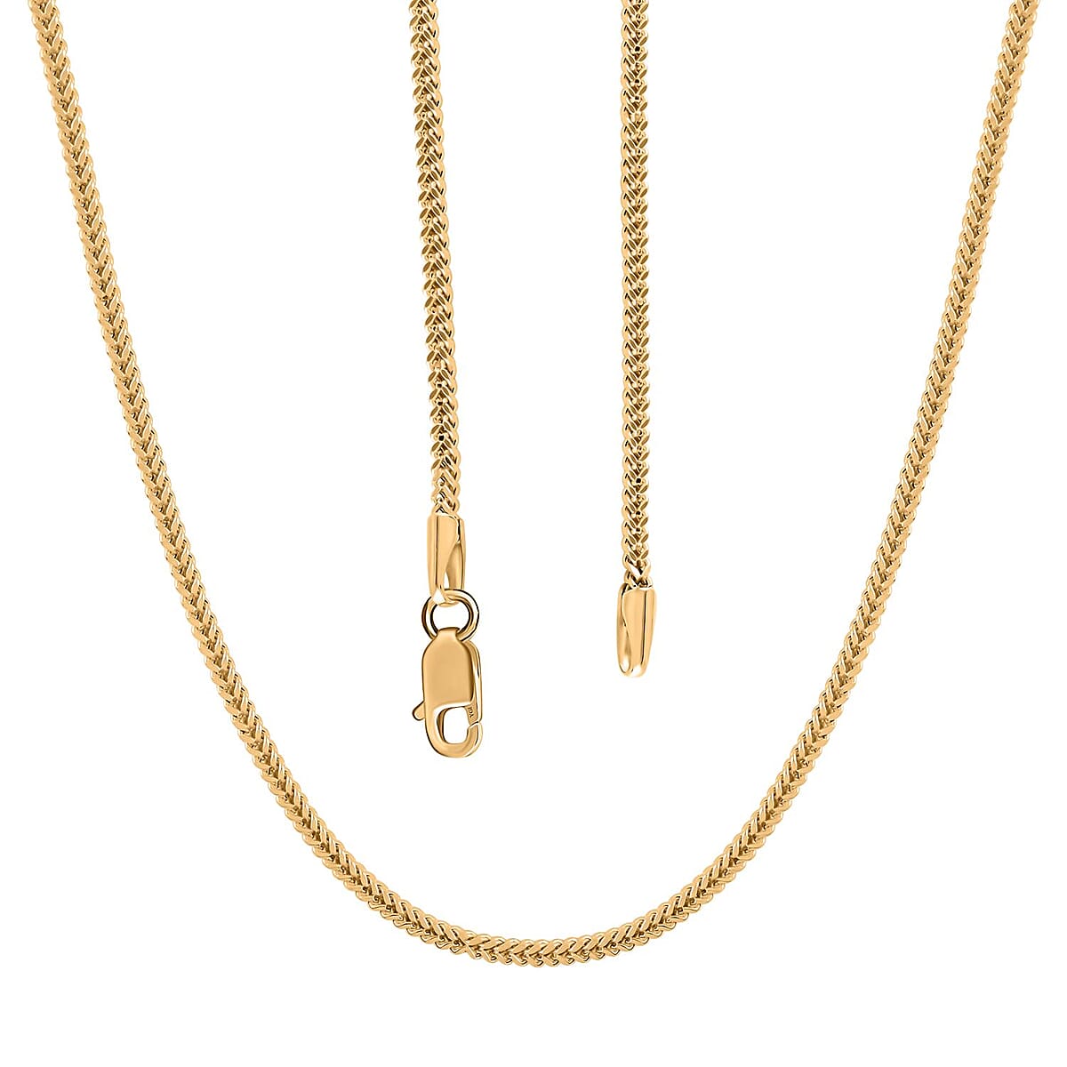 10K Yellow Gold 1.5mm Franco Chain Necklace 22 Inches 2.8 Grams image number 3