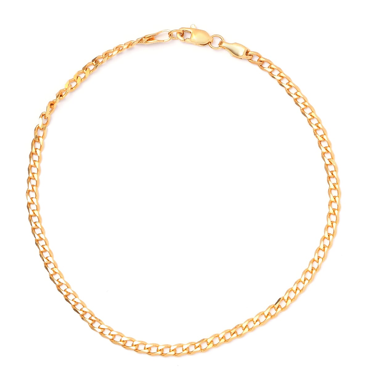 10K Yellow Gold 3mm Curb Bracelet (7.00 In) 1.85 Grams image number 0