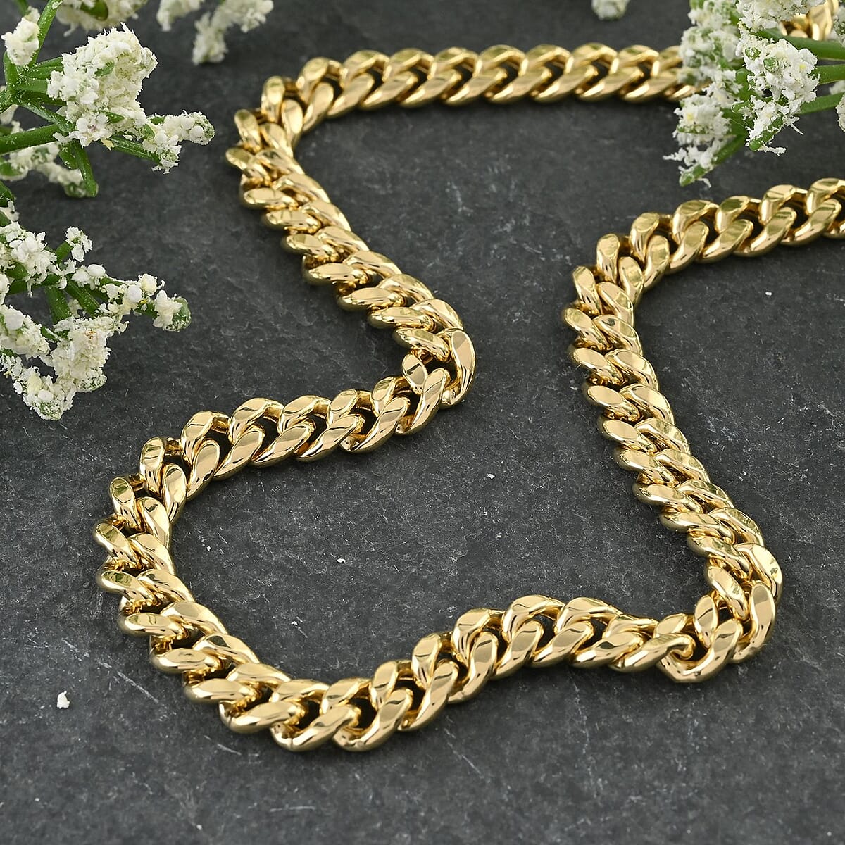 10K Yellow Gold 6.2mm Miami Cuban Chain Necklace 22 Inches 23.20 Grams image number 1