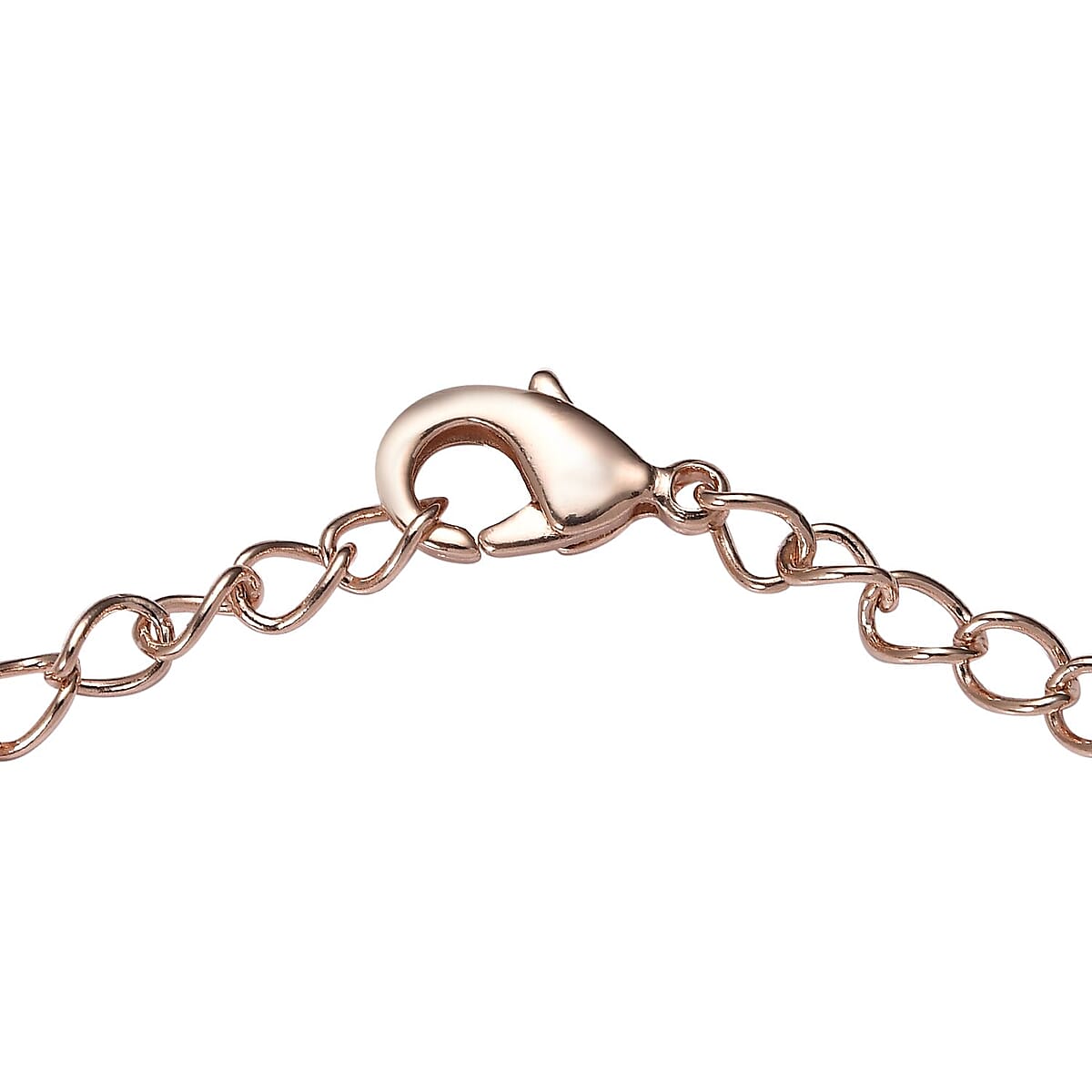 Karis Diamond Accent Elephant Bracelet in 18K RG Plated (7.25 In) image number 3