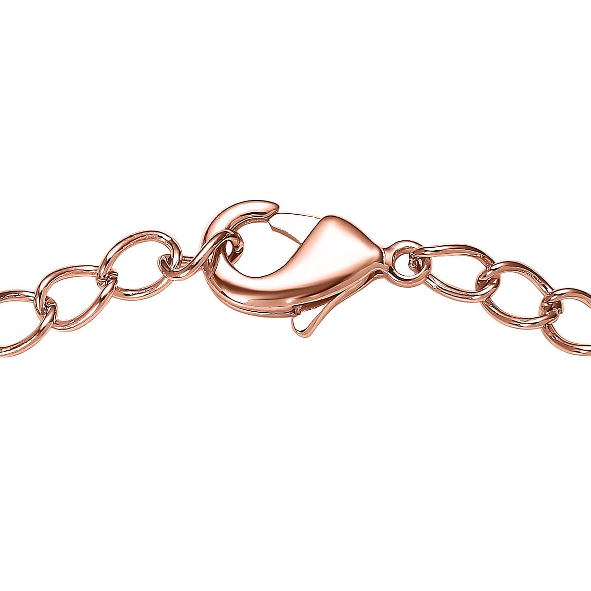 Karis Diamond Accent Elephant Bracelet in 18K RG Plated (8.00 In) image number 3