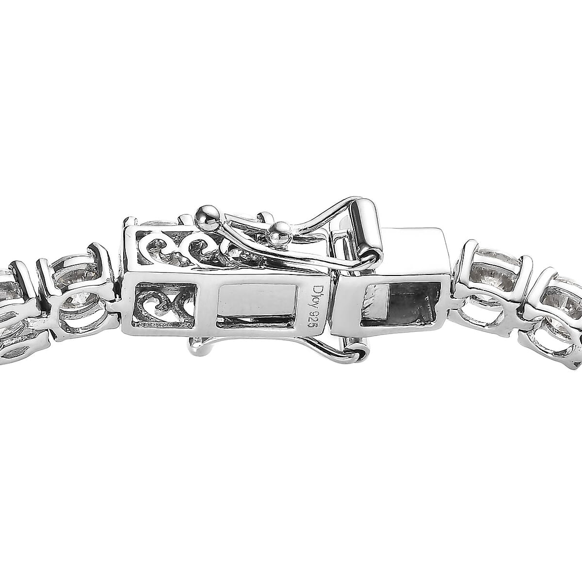 Moissanite Tennis Bracelet in Platinum Over Sterling Silver (7.25 In) 17.80 ctw image number 3