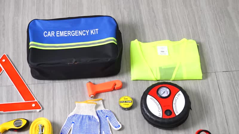 57 Piece Car Emergency Kit
