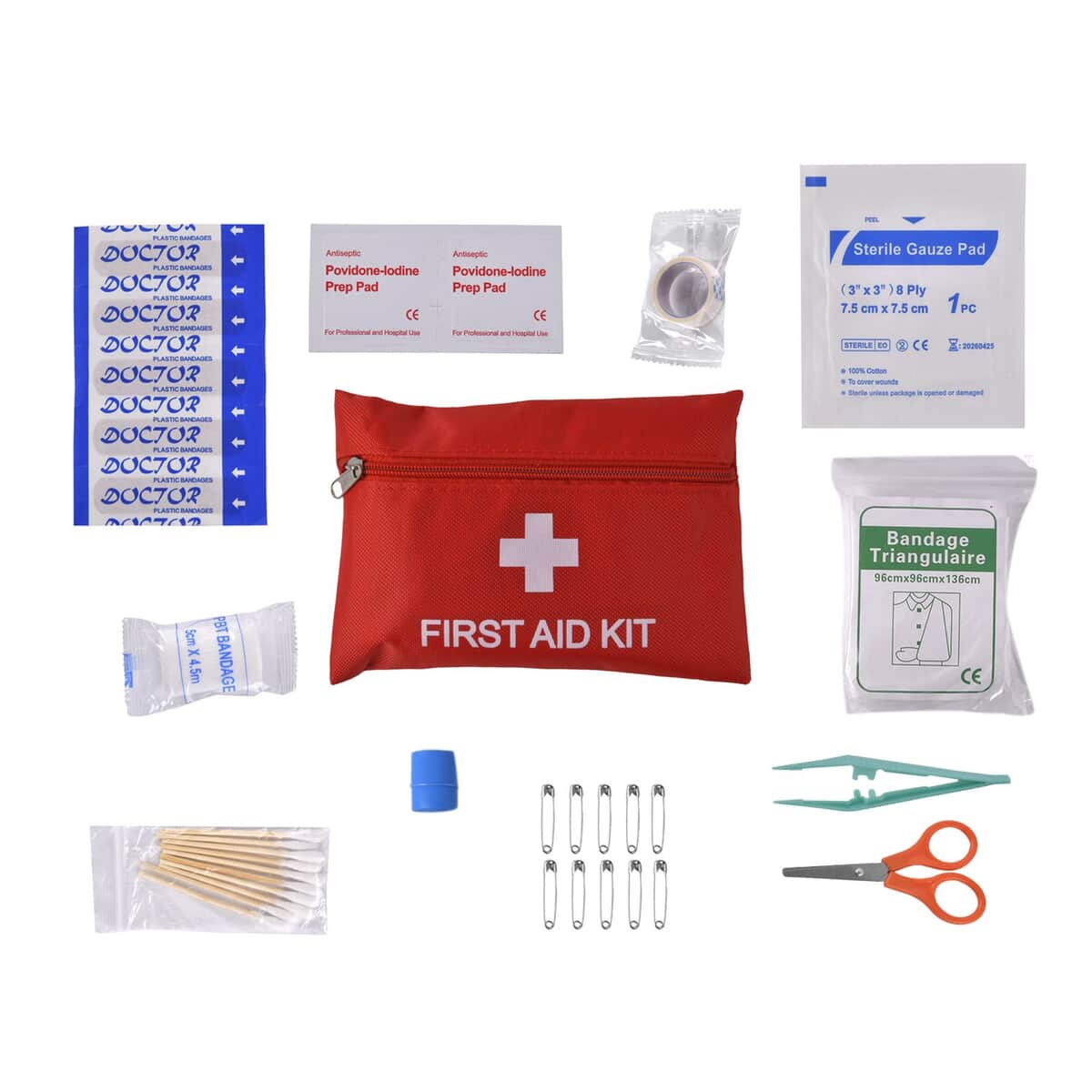 57 Piece Car Emergency Kit image number 1