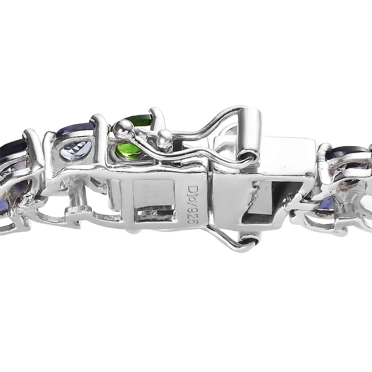 TLV Multi Gemstone Bracelet in Platinum Over Sterling Silver (7.25 In) 12.25 ctw image number 3