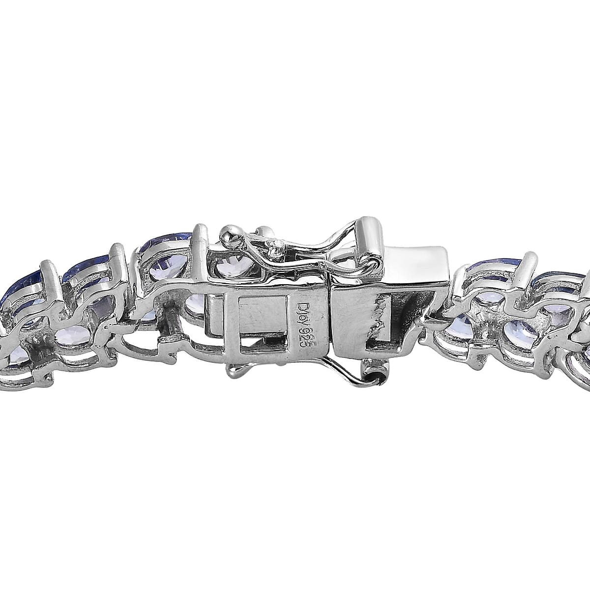 Tanzanite Bracelet in Platinum Over Sterling Silver (8.00 In) 12.65 ctw image number 3