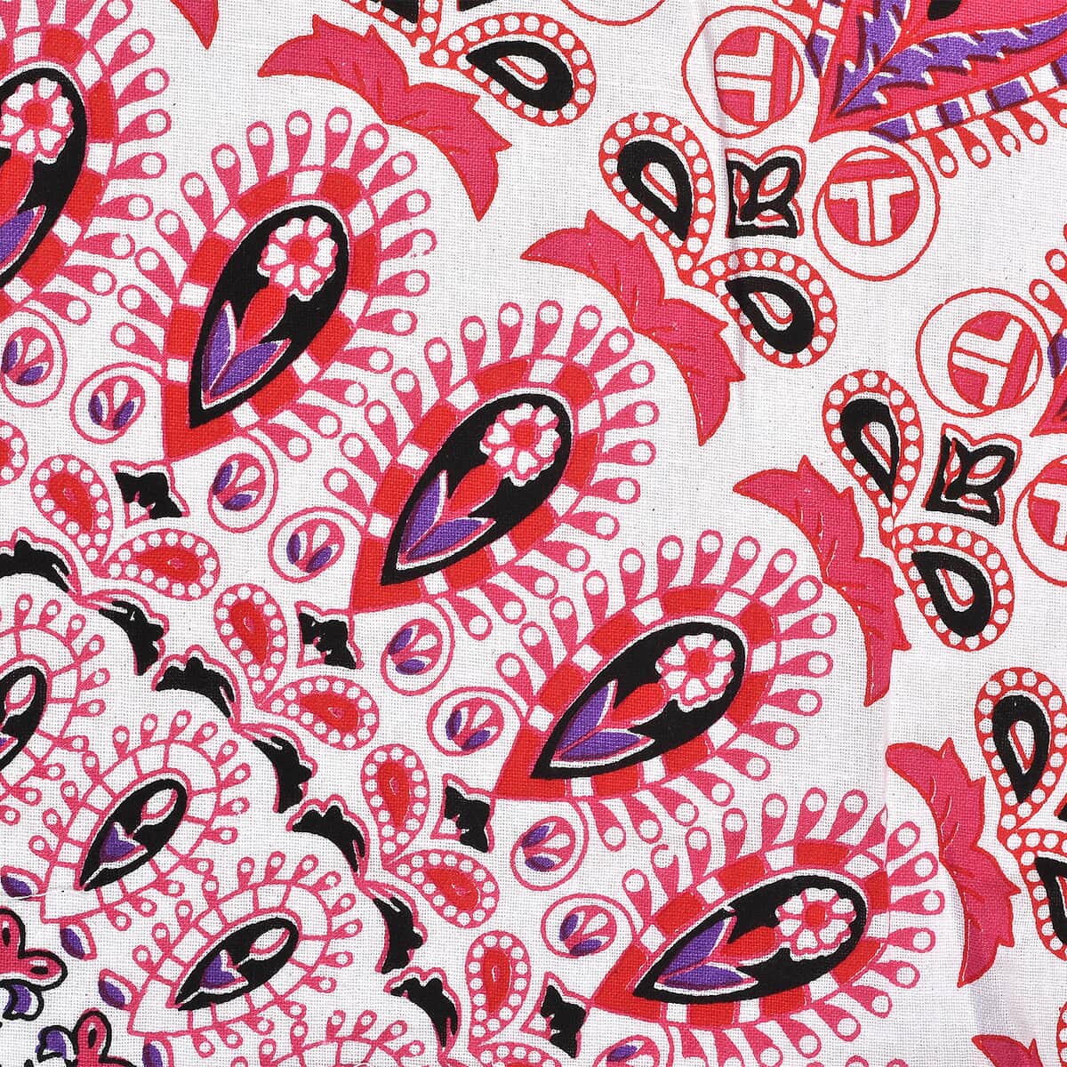 Pink Cotton Mandala Screen Printed Tie Dye Tapestry Wall Hanging image number 7