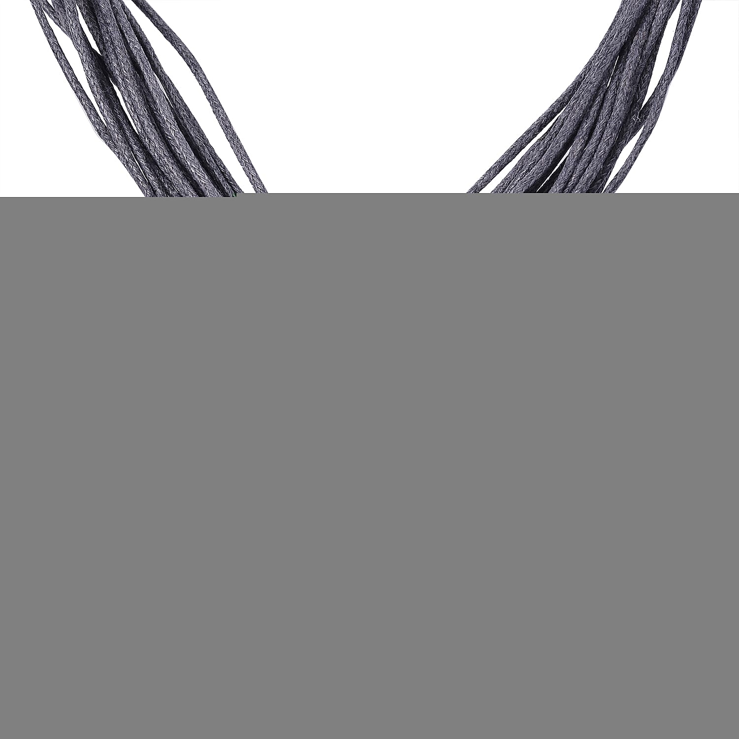 Square Shape Necklace 20-22 Inches with Multiple Strand Code in Silvertone