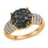 Narsipatnam Alexandrite and White Zircon Ring in Vermeil Yellow Gold Over Sterling Silver (Size 7.0) 1.60 ctw image number 0